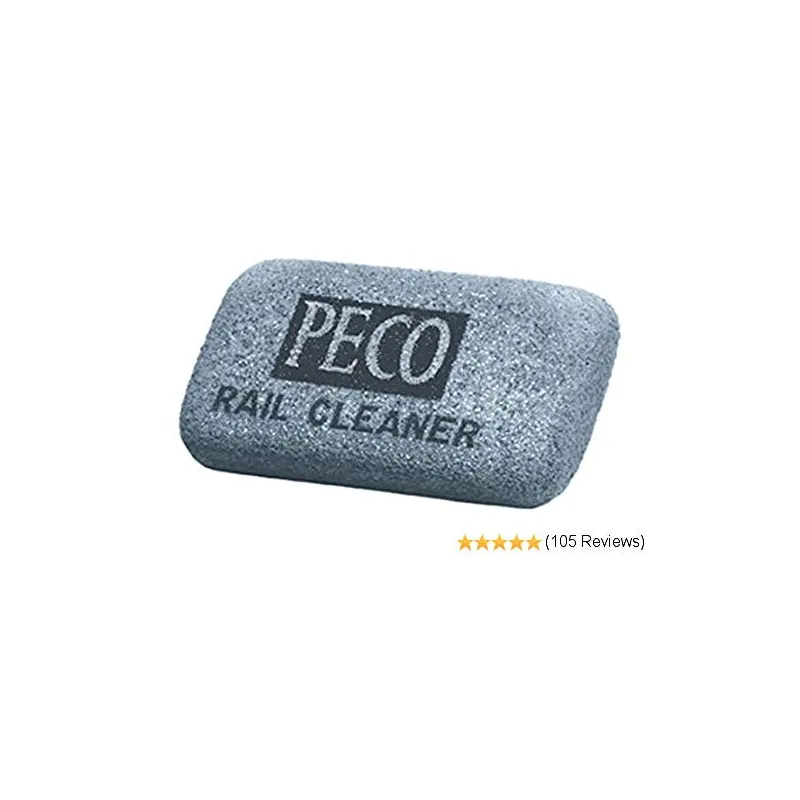 Peco Rail Cleaner, abrasive rubber block All Gauges PL-41