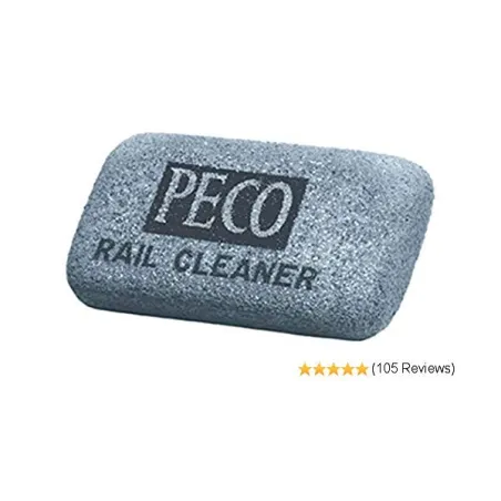 Peco Rail Cleaner, abrasive rubber block All Gauges PL-41