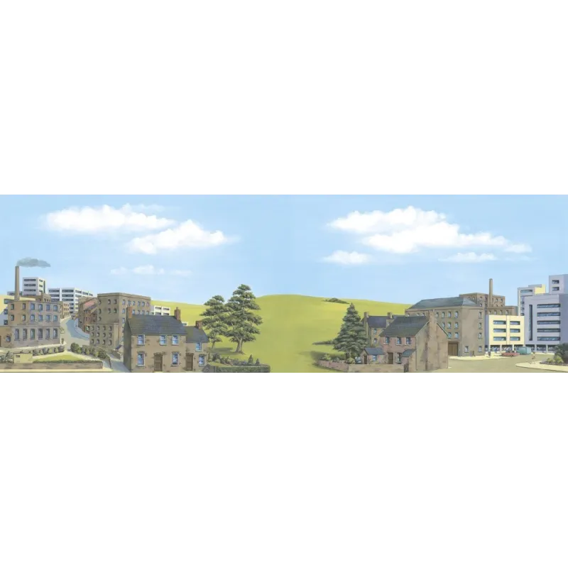 Peco Medium background City Extensions 178mm x 559mm (7in x 22in)