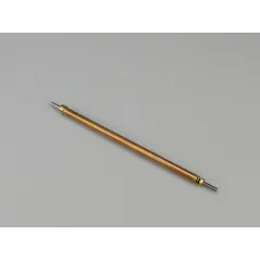 Prop Shaft 6.5in M4/4mm Stainless Shaft, 8mm dia Brass Tube