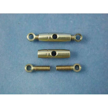 Turnbuckle, 3mm Eye, 10mm Ctr