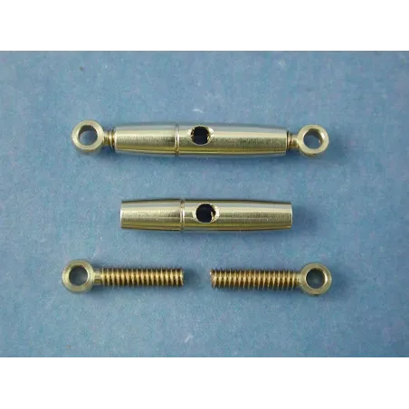 Turnbuckle, 3mm Eye, 14mm Ctr