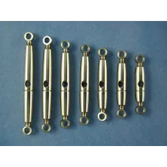 Turnbuckle, 3mm Eye, 14mm Ctr
