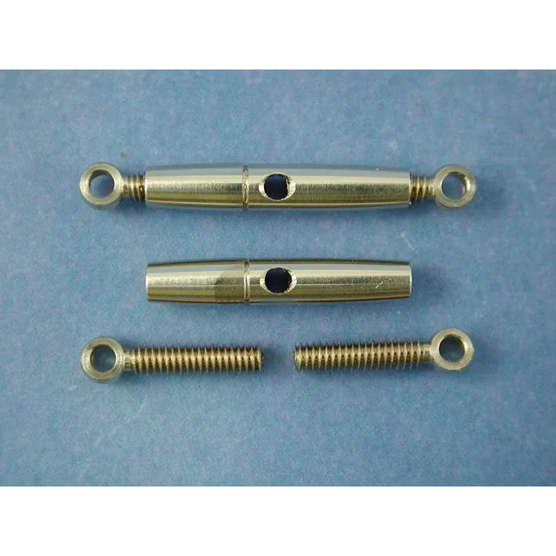 Turnbuckle, 3mm Eye, 16mm Ctr