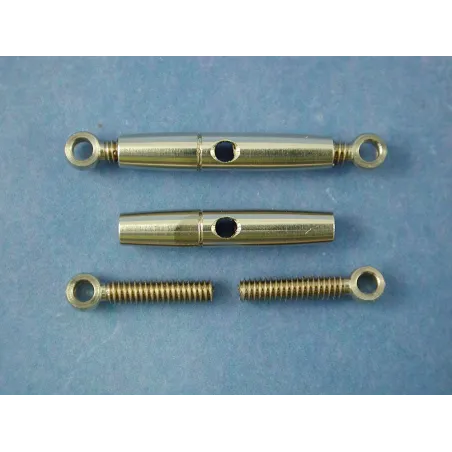 Turnbuckle, 3mm Eye, 16mm Ctr