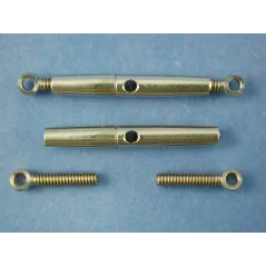 Turnbuckle, 3mm Eye, 20mm Ctr
