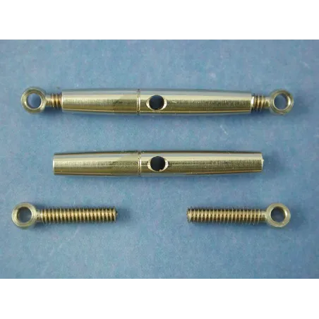 Turnbuckle, 3mm Eye, 20mm Ctr