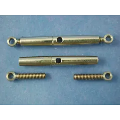 Turnbuckle, 3mm Eye, 22mm Ctr