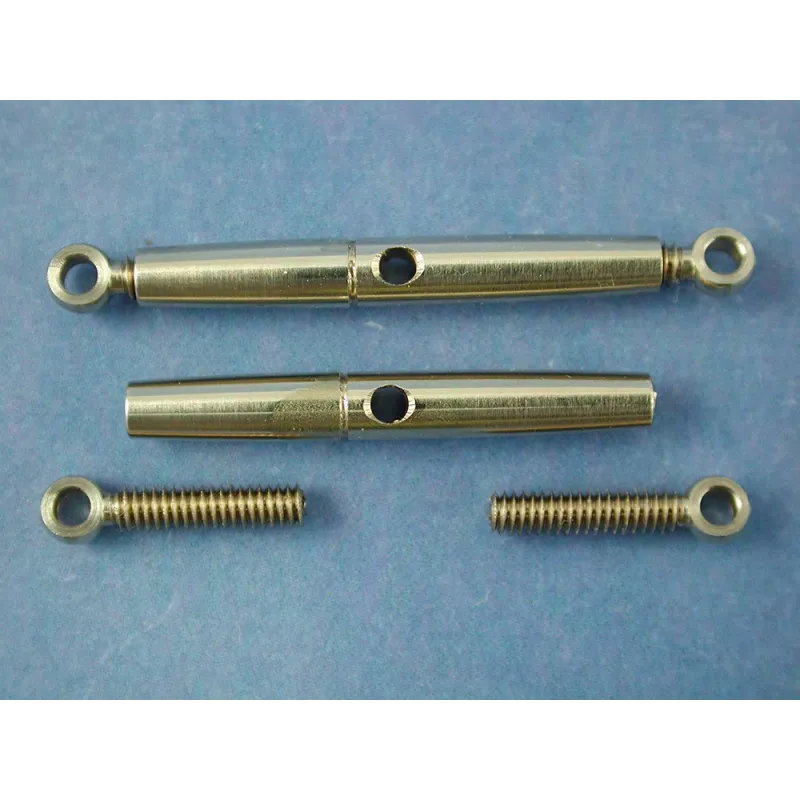 Turnbuckle, 3mm Eye, 22mm Ctr