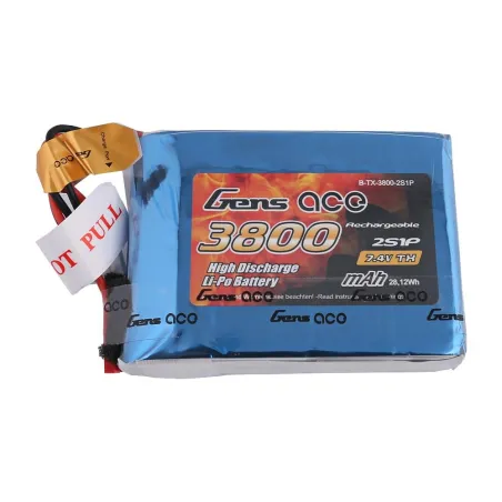 Li-Po 2S 7.4V 3800mAh Tx with BEC