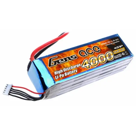 Li-Po 4S 14.8V 4000mAh 25C with EC5