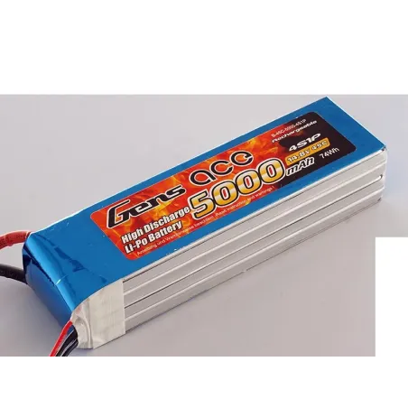 Li-Po 4S 14.8V 5000mAh 45C with EC5