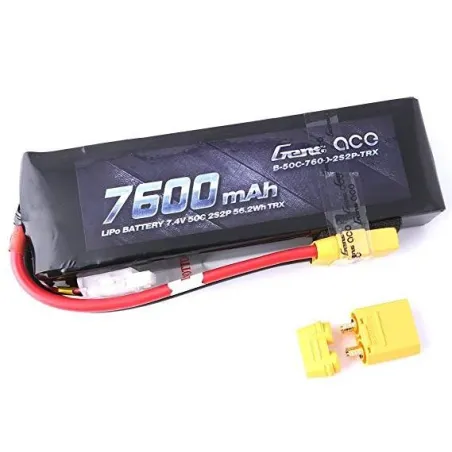 Li-Po Car 2S2P 7.4V 7600mAh 50C with XT90