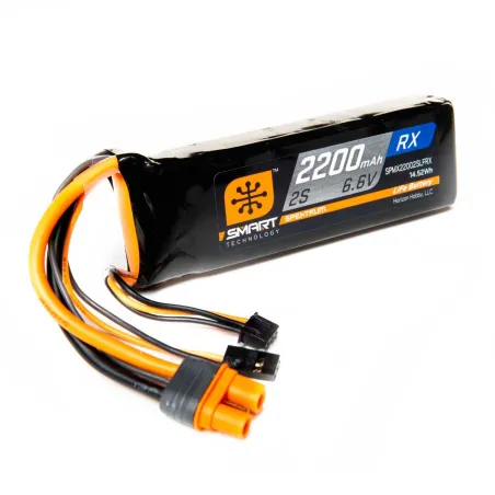 2200mAh 2S 6.6V Smart LiFe Receiver Battery IC3