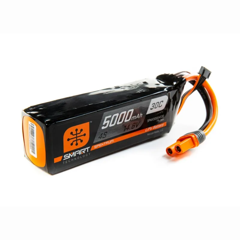 5000mAh 4S 14.8V Smart LiPo 30C IC5
