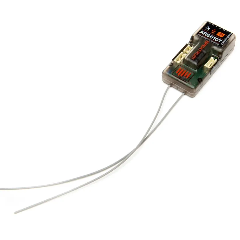 AR6610T 6 Channel DSMX Telemetry Receiver AR6610T 6 Channel DSMX Telemetry Receiver