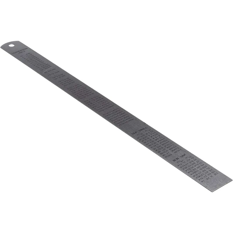 Silverline MT68 Steel Rule, 600 mm