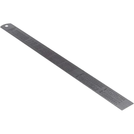 Silverline MT68 Steel Rule, 600 mm