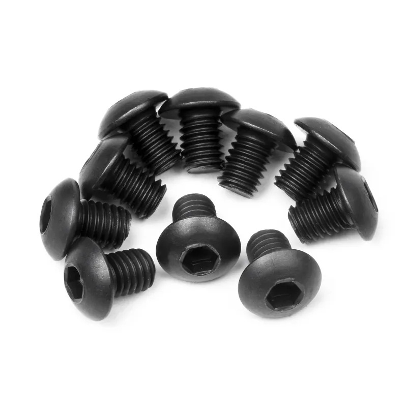 Hpi Racing BUTTON HEAD SCREW M3x4mm (HEX SOCKET/10pcs) 100558