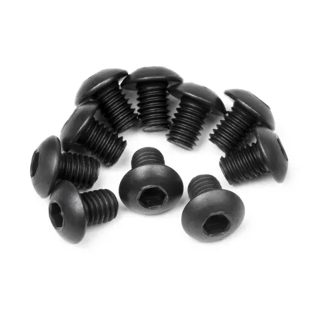 Hpi Racing BUTTON HEAD SCREW M3x4mm (HEX SOCKET/10pcs) 100558