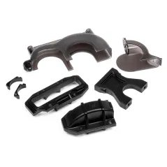 Hpi Racing CENTER BULKHEAD/SPUR GEAR COVER SET 100845