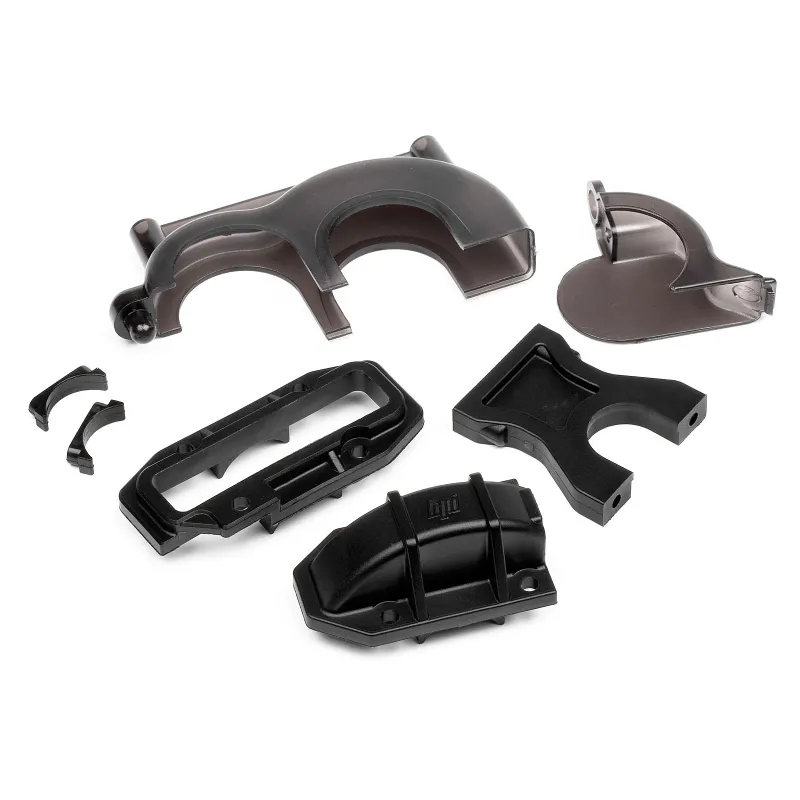 Hpi Racing CENTER BULKHEAD/SPUR GEAR COVER SET 100845
