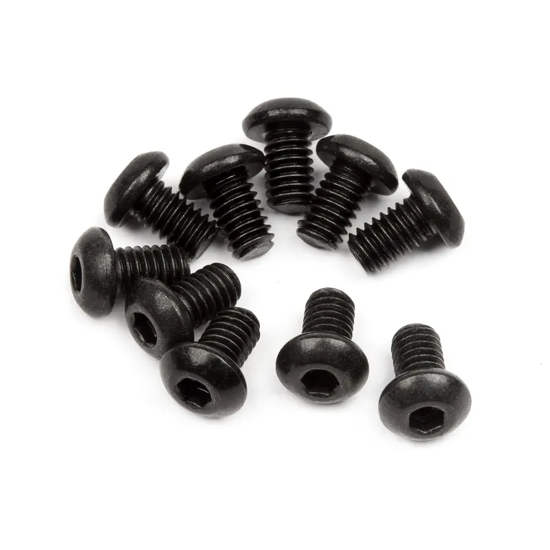 Hpi Racing BUTTON HEAD SCREW M2.5x4mm (HEX SOCKET/10pcs) 100864