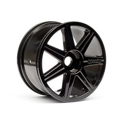 Hpi Racing  7 SPOKE BLACK CHROME TROPHY TRUGGY WHEEL 101156