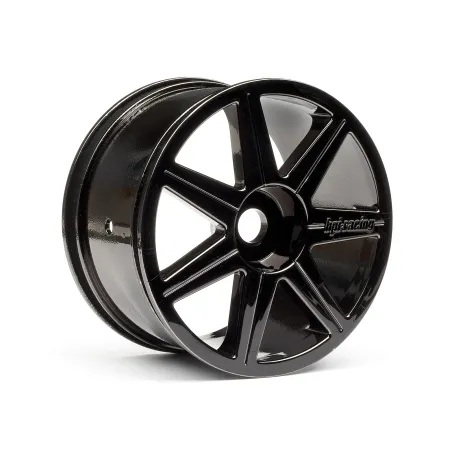 Hpi Racing 7 SPOKE BLACK CHROME TROPHY TRUGGY WHEEL 101156