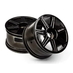 Hpi Racing 7 SPOKE BLACK CHROME TROPHY TRUGGY WHEEL 101156