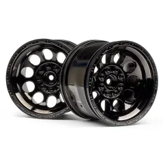 Hpi Racing Bullet ST Wheels Black Chrome (Pr) 101252