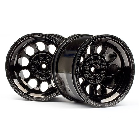 Hpi Racing  Bullet ST Wheels Black Chrome (Pr) 101252