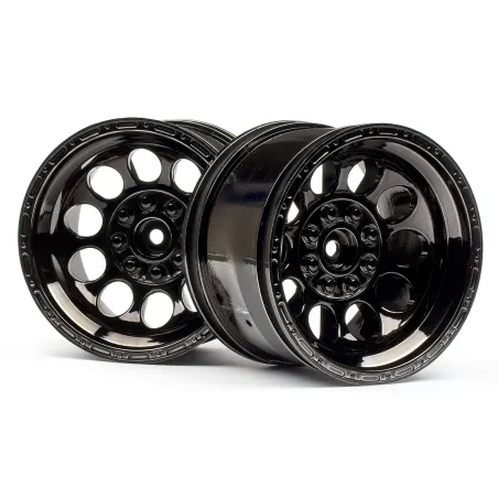 Hpi Racing Bullet ST Wheels Black Chrome (Pr) 101252
