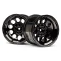 Hpi Racing Bullet ST Wheels Black Chrome (Pr) 101252