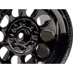 Hpi Racing Bullet ST Wheels Black Chrome (Pr) 101252