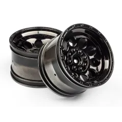 Hpi Racing Bullet ST Wheels Black Chrome (Pr) 101252