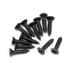 Hpi Racing TP. Flat Head Screw M2.6x12mm (12pcs) 101273