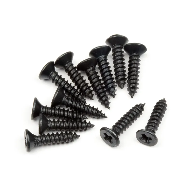 Hpi Racing TP. Flat Head Screw M2.6x12mm (12pcs) 101273