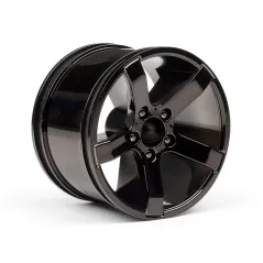 Hpi Racing Bullet MT Wheels Black Chrome (Pr) 101309