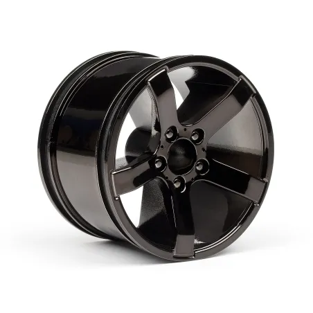 Hpi Racing Bullet MT Wheels Black Chrome (Pr) 101309