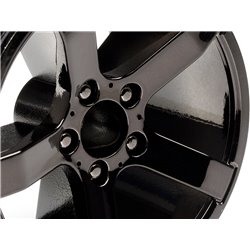 Hpi Racing  Bullet MT Wheels Black Chrome (Pr) 101309