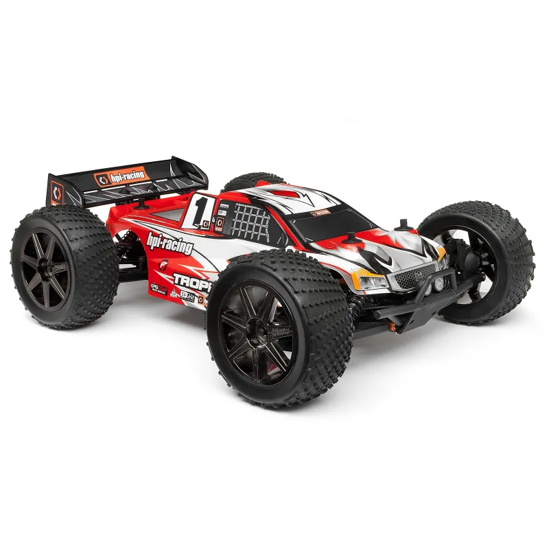 Hpi Racing Clear Trophy Truggy Flux Bodyshell w/Window Masks and Decals 101717