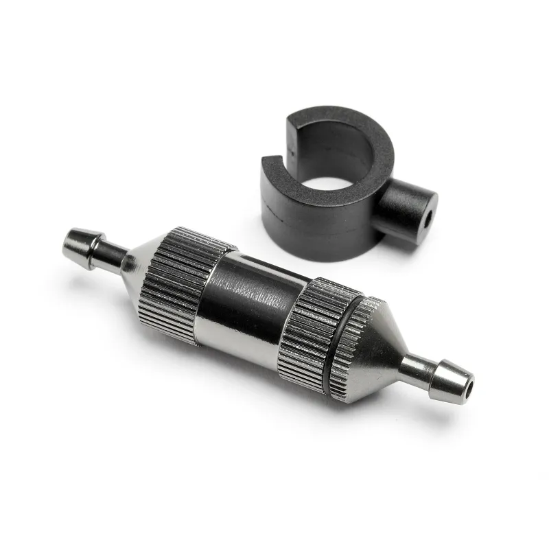 Hpi Racing Stone Fuel Filter (L)/Gunmetal 101760
