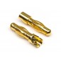 Hpi Racing  MALE GOLD PLATED CONNECTOR (1 PR) 101950