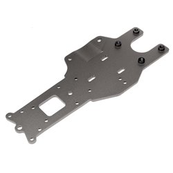 Hpi Racing  REAR CHASSIS PLATE (GUNMETAL) 102169