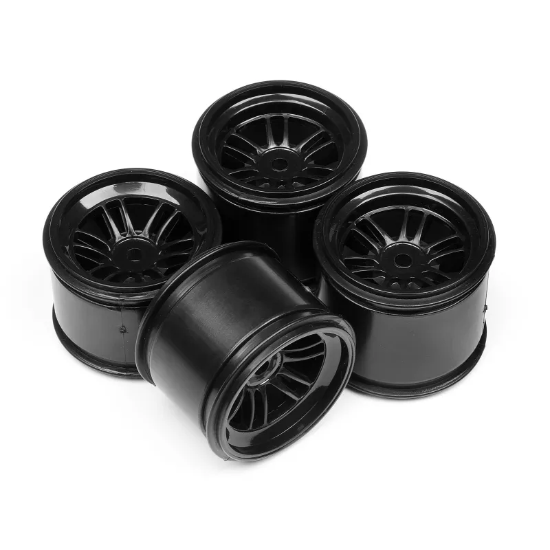 Hpi Racing FT01 WHEEL SET (BLACK/FRONT 2PCS/REAR 2PCS) 102824