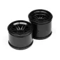 Hpi Racing FT01 WHEEL SET (BLACK/FRONT 2PCS/REAR 2PCS) 102824