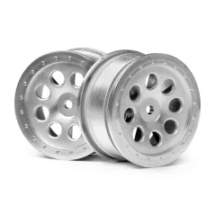 Hpi Racing ST-8 WHEEL MATTE CHROME (0mm OFFSET/2pcs) 103037