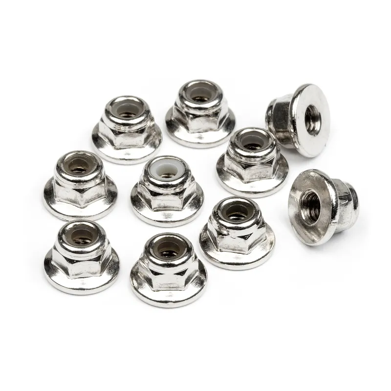 Hpi Racing FLANGED LOCK NUT M3 (10pcs) 103671