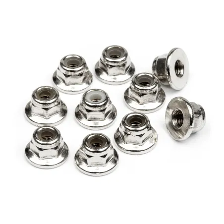 Hpi Racing FLANGED LOCK NUT M3 (10pcs) 103671